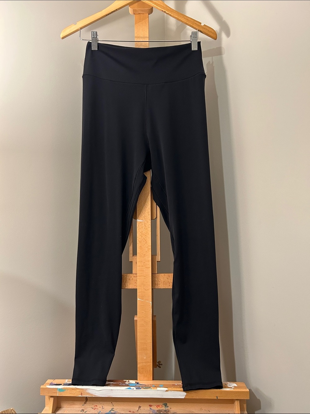 Sunzel High-Rise Black Stretch Leggings Size XL NWOT